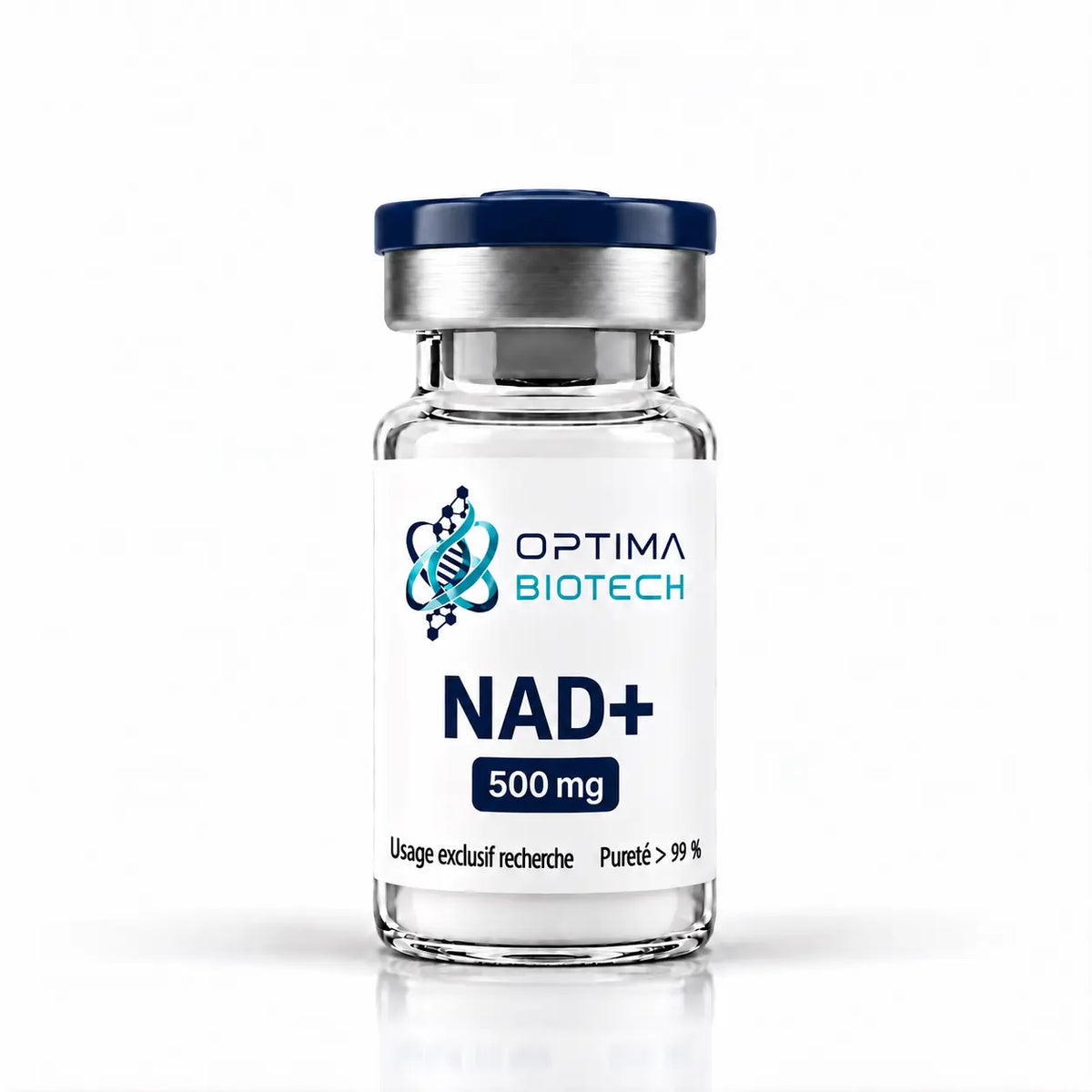 Flacon NAD+ 500 mg poudre lyophilisée Optima Biotech